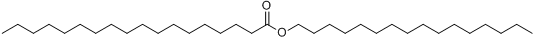 十八烷酸十六烷基酯;十八烷酸十六烷基酯;分子式结构图