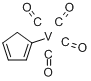 四羰基环五二烯基钒分子式结构图
