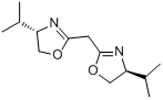 二[(4S)-(1-甲基乙基)-2-噁唑啉基]甲烷分子式结构图