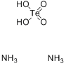 碲酸铵;碲酸二铵分子式结构图
