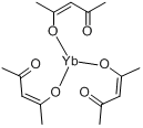 乙酰丙酮镱(III);三(2,4-戊二酸)钇;乙酰丙酮镱水;Ytterbium(III) 2,4-pentanedionate分子式结构图