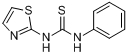 1-苯基-3-(2-噻唑基)-2-硫脲;苯基-3-(2-噻唑基)-2-硫脲分子式结构图