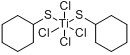 四氯双(环己基巯基)钛(IV);四氯双(环己基巯基)钛;双(巯基环己烷)四氯化钛, 99.9%(METALS BASIS);四氯双(环?分子式结构图