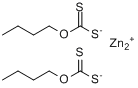 促进剂ZBX;正丁基黄原酸锌分子式结构图