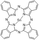 酞菁锡;酞菁锡;酞菁锡(II)分子式结构图