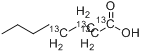 辛酸-1,2,3,4-13C4分子式结构图