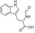 N-甲酰-DL-色氨酸分子式结构图