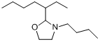 3-丁基-2-(1-乙基戊基)噁唑烷分子式结构图