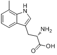 7-甲基-DL-色氨酸;DL-2-氨基-3-(7-甲基吲哚)丙酸分子式结构图