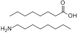 辛酸与辛胺的化合物英文名称：Octanoicacid,compd.with1-octanamine;辛酸与辛胺的化合物分子式结构图