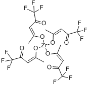 三氟戊二酮锆;1,1,1,-三氟乙酰丙酮锆分子式结构图