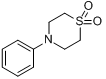 4-Phenylthiomorpholine 1,1-Dioxide分子式结构图