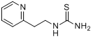 2-(2-吡啶基)乙基硫脲;2-(2-吡啶基)乙基硫脲, 98+%;N-2-(2-吡啶基)乙基硫脲, 98+%分子式结构图