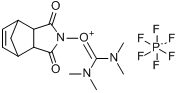 2-(内-5-降冰片烯-2,3-二羧酰亚胺)-1,1,3,3-四甲基脲六氟磷酸盐分子式结构图