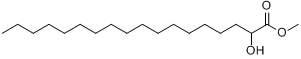 2-羟基十八烷酸甲酯;2-羟基十八烷酸甲酯;分子式结构图