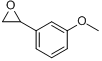 2-(3-甲氧基苯基)环氧乙烷; 2-(间甲氧基苯基)环氧乙烷分子式结构图