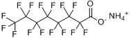 十五代氟辛酸铵盐;全氟辛酸铵分子式结构图