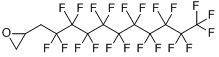 3-(全氟-n-癸基)-1,2-氧化丙烯分子式结构图