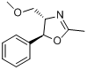 (4S,5S)-(-)-4-甲氧基甲基-2-甲基-5-苯基-2-唑啉分子式结构图
