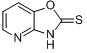 恶唑并[4,5-B]吡啶-2(3H)硫酮分子式结构图