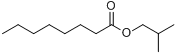 正辛酸异丁酯;2-甲基丙醇辛酸酯;辛酸异丁酯分子式结构图
