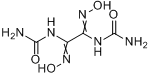 草酰二脲二肟;草酰二脲二肟;乙二酰脲胺肟;均二脲基乙二肟;乙二酰二脲二肟;二脲基乙二肟分子式结构图