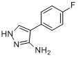 4-(4-氟苯基)-1H-吡唑-5-胺分子式结构图