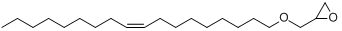(Z)-[(9-十八烯氧)甲基]环氧乙烷英文名称：[(9-octadecenyloxy)methyl]-,(Z)-Oxirane;(Z)-[(9-十八烯氧)甲?分子式结构图