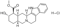 萝芙素盐酸盐;育亨宾碱;萝芙素分子式结构图