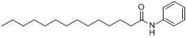 肉豆蔻酰苯胺;十四酰苯胺;N-苯基肉豆蔻酰胺分子式结构图