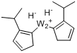 双(异丙基环戊二烯)二氢化钨分子式结构图