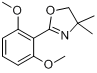 2-(2,6-二甲氧基苯基)-4,4-二甲基-2-唑啉分子式结构图