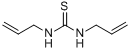 1,3-二烯丙基-2-硫脲;N,N'-二烯丙基硫脲分子式结构图