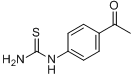 (4-乙酰苯基)硫脲分子式结构图