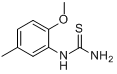 2-甲氧基-5-甲基苯基硫脲分子式结构图