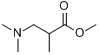 3-二甲基氨基-2-甲基丙酸甲酯;β-二甲氨基异丁酸甲酯;Methyl β-dimethylaminoisobutyrate分子式结构图