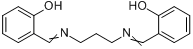 N,N'-双水杨酸水酯-1,3-二氨基丙烷;N,N'-二水杨醛-1,3-丙二胺分子式结构图