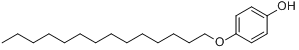 4-十四烷氧基苯酚;对十四烷氧基苯酚分子式结构图