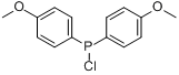 氯二(4-甲氧苯基)膦;双(4-甲氧基苯基)氯膦分子式结构图