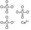 六水高氯酸铈;高氯酸铈(III)盐六水合物分子式结构图