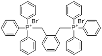 邻亚二甲苯基联(溴化三苯基膦;邻亚二甲苯基联(溴化三苯基膦);邻亚二甲苯基联(溴化三苯基膦, 98+%)分子式结构图