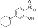 2-硝基-5-哌啶基苯酚;2-硝基-5-哌啶基苯酚;2-硝基-5-哌啶基苯酚,97%分子式结构图