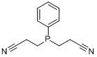 双(2-氰基乙基)苯基膦分子式结构图