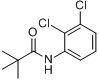 2',3'-二氯-2,2,2-三甲基乙酰苯胺分子式结构图