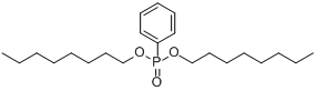 苯基磷酸二辛酯分子式结构图