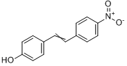 4-羟基-4'-硝基芪;硝基二苯乙烯分子式结构图