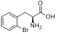 DL-2-溴苯丙氨酸; 2-氨基-3-(2-溴苯基)丙酸分子式结构图