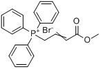 4-(三苯磷基)巴豆酸甲酯溴化物分子式结构图