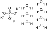 磷酸钾(七水)分子式结构图