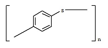 聚(硫-1,4-亚苯基)分子式结构图